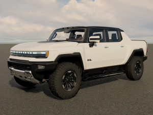Hummer EV 2023 3D Модель