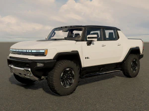 Hummer EV 2023 3D Model