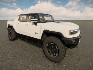 Hummer EV 2023 3D Модель