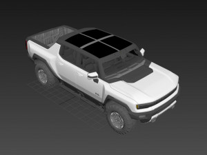 Hummer EV 2023 3D Модель