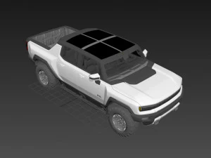 Hummer EV 2023 3D Model
