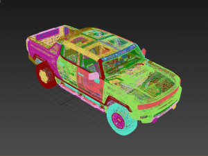 Hummer EV 2023 3D Модель
