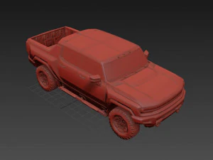 Hummer EV 2023 3D Model