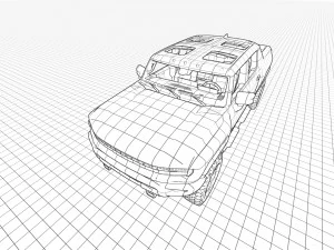 Hummer EV 2023 3D Model