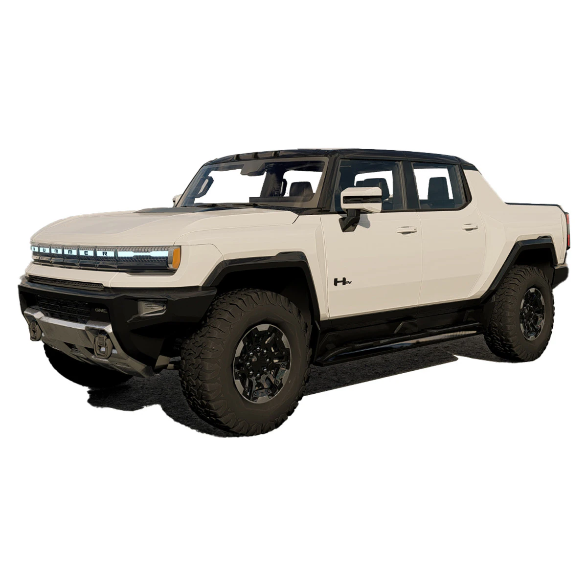 Hummer EV 2023 3D Model .c4d .max .obj .3ds .fbx .stl .blend