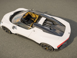 Bugatti W16 Mistral 2024 3D Model