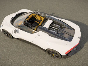 Bugatti W16 Mistral 2024 3D Model