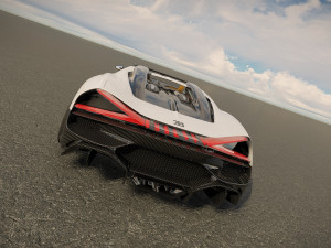 Bugatti W16 Mistral 2024 3D Model