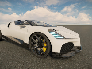 Bugatti W16 Mistral 2024 3D Model