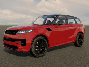 Land Rover Range Rover Sport 3D Model