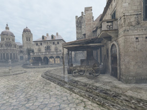 Old German Town Modelo 3D