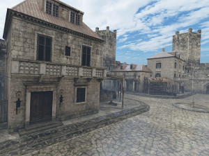 Old German Town Modelo 3D