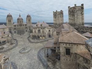Old German Town Modelo 3D