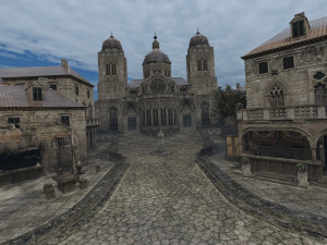 Old German Town Modelo 3D