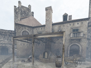 Old German Town Modelo 3D
