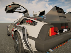 DeLorean DMC-12 3D Model