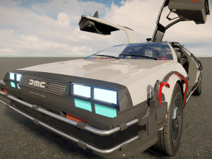DeLorean DMC-12 3D Model