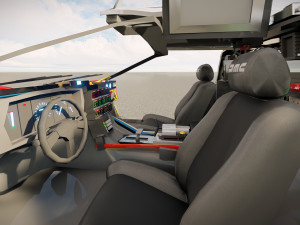DeLorean DMC-12 3D Model