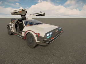 DeLorean DMC-12 3D Model