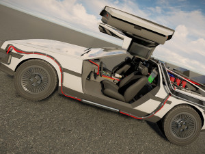 DeLorean DMC-12 3D Model