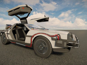 DeLorean DMC-12 3D Model