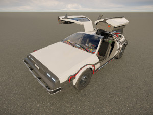 DeLorean DMC-12 3D Model
