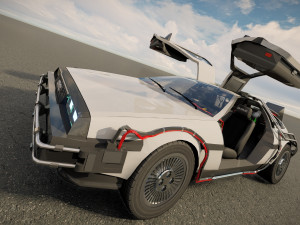 DeLorean DMC-12 3D Model
