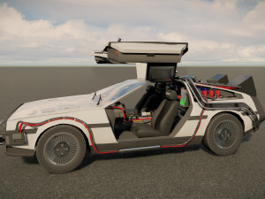 DeLorean DMC-12 3D Model