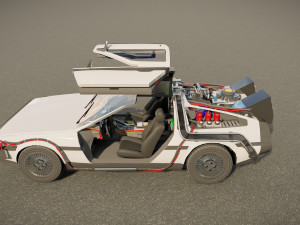 DeLorean DMC-12 3D Model