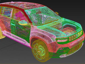 Jeep Avenger 2024 3D Model