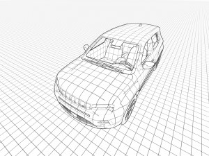 Jeep Avenger 2024 Modello 3D