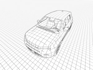 Jeep Avenger 2024 3D Model