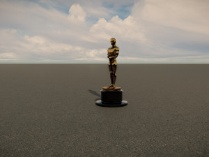 Oscar Statuette Modelo 3D