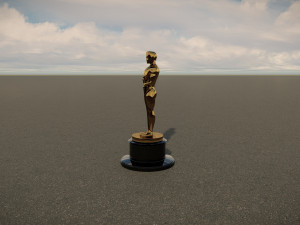 Oscar Statuette Modelo 3D