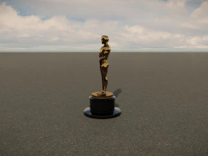 Statuette Oscar Modèle 3D