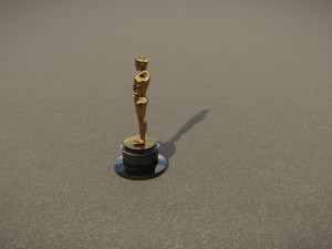 Oscar Statuette Modelo 3D