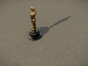 Oscar Statuette Modelo 3D
