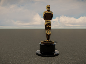Oscar Statuette Modelo 3D
