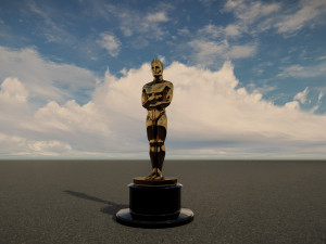 Oscar Statuette Modelo 3D