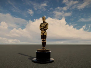 Statuette Oscar Modèle 3D