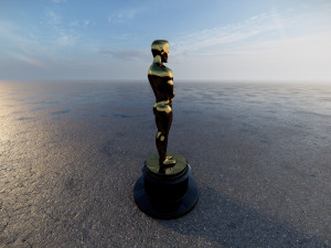 Oscar Statuette Modelo 3D