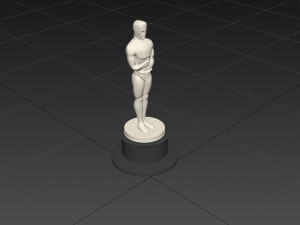 Oscar Statuette Modelo 3D