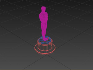 Oscar Statuette Modelo 3D