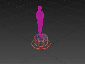 Statuette Oscar Modèle 3D