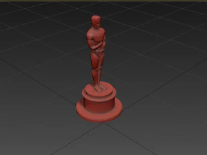 Statuette Oscar Modèle 3D