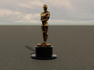 Statuette Oscar Modèle 3D