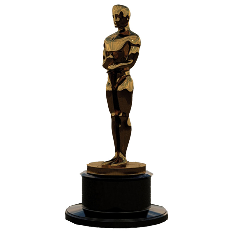 Oscar Statuette Modelo 3D .c4d .max .obj .3ds .fbx .stl .blend 
