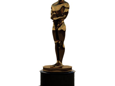 オスカー像 3Dモデル