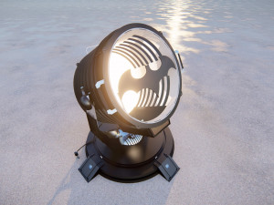 Batman light signal Model 3D