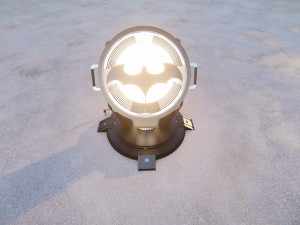 Batman light signal Model 3D